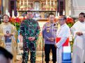 Kapolri Bersama Panglima TNI Tinjau Gereja di Malam Natal