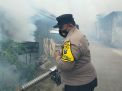 Kolaborasi TNI-Polri dan Dinkes Mojokerto Lakukan Fogging Cegah DBD