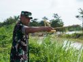 Danrem 084/BJ Cek Lokasi Banjir di Driyorejo Gresik