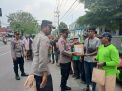 Polres Nganjuk Berbagi 100 Paket Bansos ke Warga Kurang Mampu
