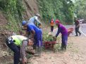 TNI-Polri dan BPBD Tangani Longsor, Jalur Trenggalek - Ponorogo Normal Kembali