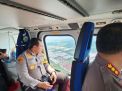 Kapolda Jatim Bareng Forkopimda Pantau Arus Balik Mudik Lebaran Via Helikopter