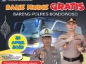 Balik Mudik Gratis, Polres Bondowoso Siapkan Bus Tujuan Surabaya