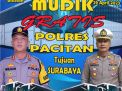 Balik Mudik Gratis, Polres Pacitan Wujudkan Lebaran Berkesan