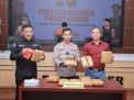 Resnarkoba Polres Jember Sita 10 Kg Ganja Jaringan Bali-Medan