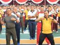Perkuat Sinergitas TNI Polri, Polda Jatim Gelar Olahraga Bersama