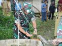 Program TNI AD Manunggal Air Bersih dan RTLH Ditinjau Danrem 084/BJ