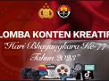 Jelang HUT Bhayangkara ke-77, Polri Ajak Masyarakat Berkarya Lewat Lomba Konten Kreatif