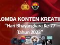 Jelang HUT Bhayangkara ke-77, Polri Gelar Lomba Konten Kreatif