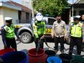 Polres Gresik Bantu Air Bersih di Wilayah Terdampak Kekeringan Sambut HUT Bhayangkara ke-77