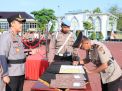 Kapolres Pimpin Sertijab Kabag dan Kapolsek Jajaran Polres Gresik