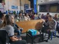 Satlantas Polres Bondowoso Bersama Anggota Club Motor Gelar Ngopi Bareng