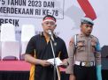 Polres Gresik Gelar Olahraga Bersama Peringati HUT Polwan ke-75