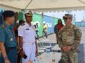 Lantamal V Sambut Kedatangan Kapal USS Army SSGT Robert T Kuroda LSV-7