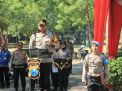 Polres Bondowoso Apel Gelar Pasukan Ops Mantap Brata dan Simulasi Sispamkota