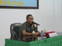 Danrem 084/BJ Tekankan Netralitas TNI, Beri Jam Pimpinan ke Prajurit dan PNS Kodim 0830 SU