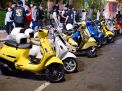 Kampi Hotel Tunjungan Surabaya Gandeng Komunitas Vespa Gelar Fun Ride Kota Tua
