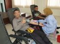 Polres Gresik di Hari Bhayangkara ke-78 Gelar Donor Darah Bersama Masyarakat