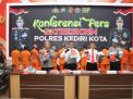 Satreskrim Polres Kediri Kota Ungkap 8 Kasus dan Amankan 13 Tersangka
