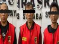 Satreskrim Polrestabes Surabaya Tangkap 3 Tersangka Sindikat Curanmor