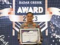 Kapolres Terima Penghargaan Radar Gresik Award 2023 Jaga Kamtibmas