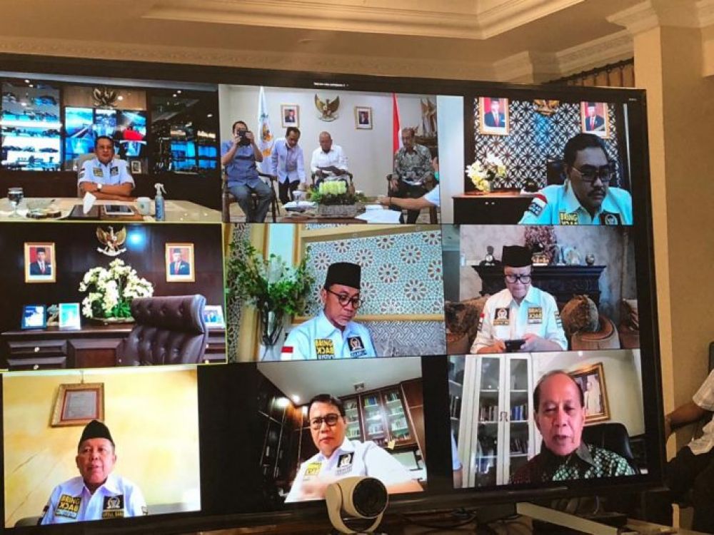 DPD dan Gelar Rapat Konsultasi Virtual Bahas Persoalan Negara