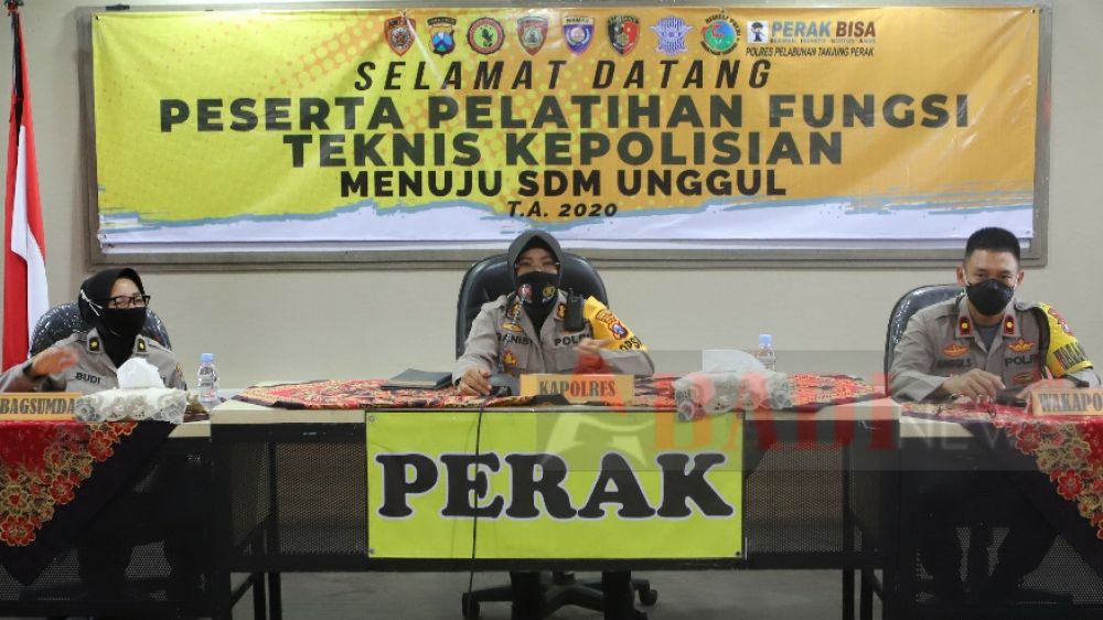 Pelatihan Fungsi Teknis Kepolisian di Pimpin Kapolres Tanjung Perak