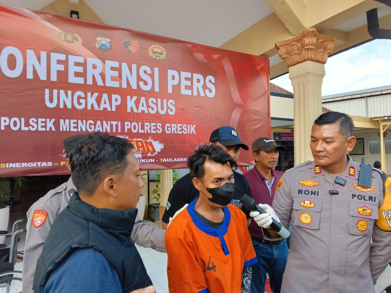 Kapolsek Menganti AKP Roni Ismullah ungkap pelaku Curanmor