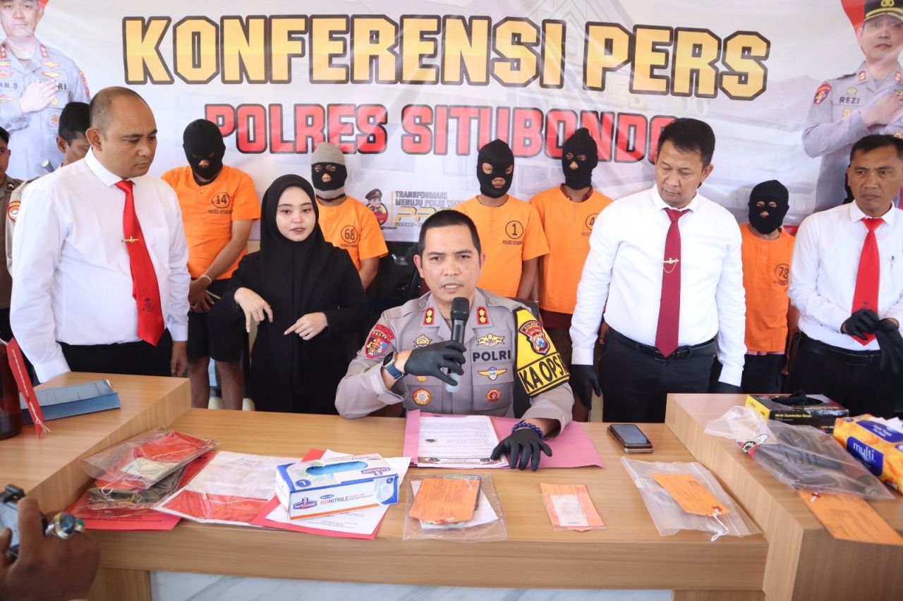 Polres Situbondo Ungkap 4 Kasus Tindak Pidana Selama 1 Minggu