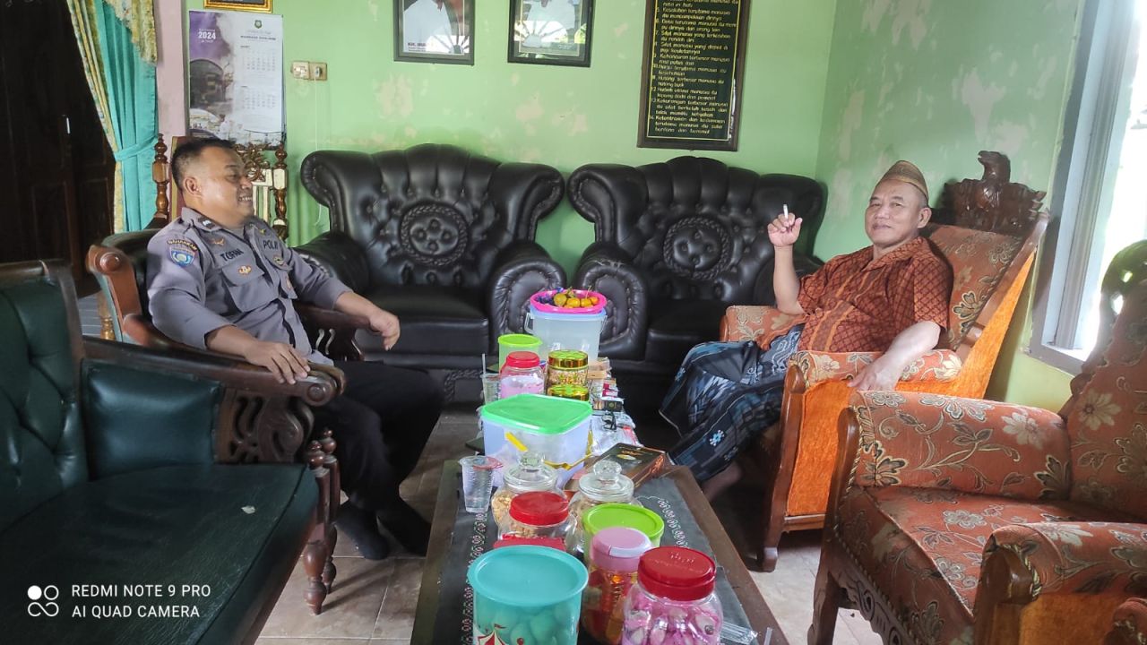 Bhabinkamtibmas Sambang Tokoh Agama