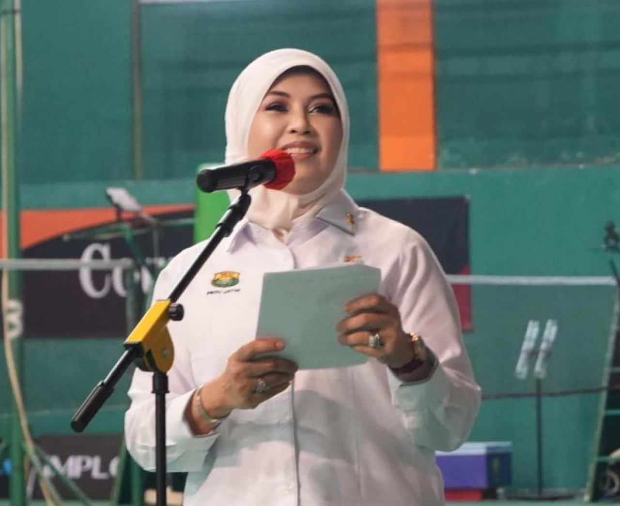 Mia Amiati Buka Kejuaraan Bulutangkis Piala Kajati Jatim 2024