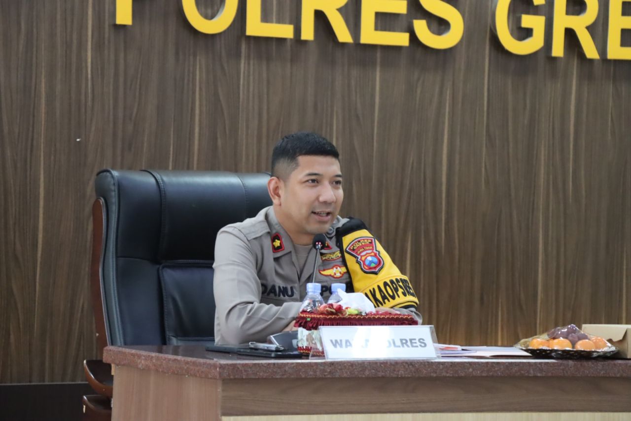 Wakapolres Gresik Kompol Danu Anindhita Kuncoro Putro