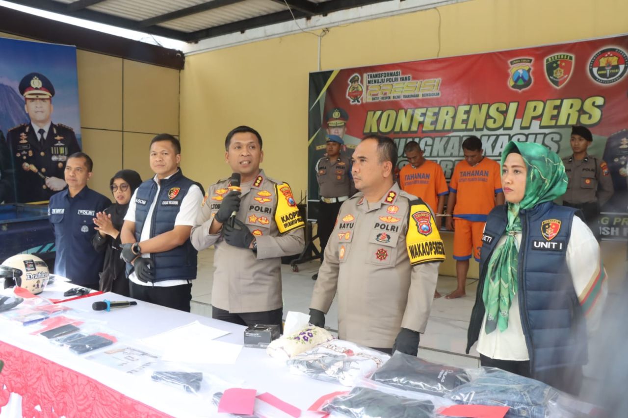 Polisi amankan tersangka beserta barang buktinya