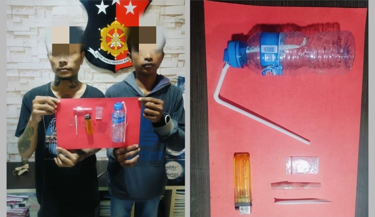 Polisi tangkap tersangka beserta barang buktinya