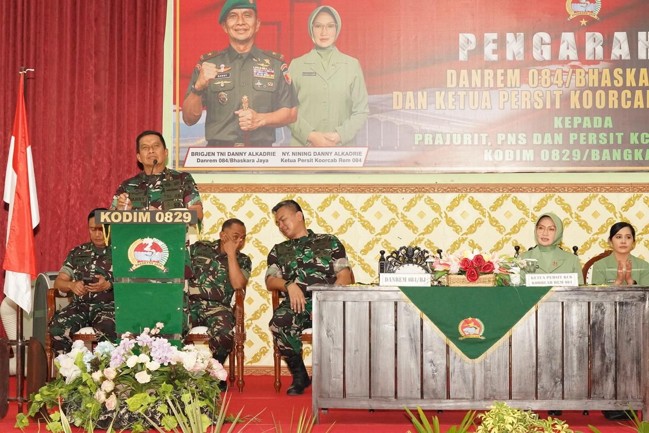 Danrem 084/BJ Kunjungan ke Bangkalan dan Sampang, Beri Arahan Seluruh Prajurit