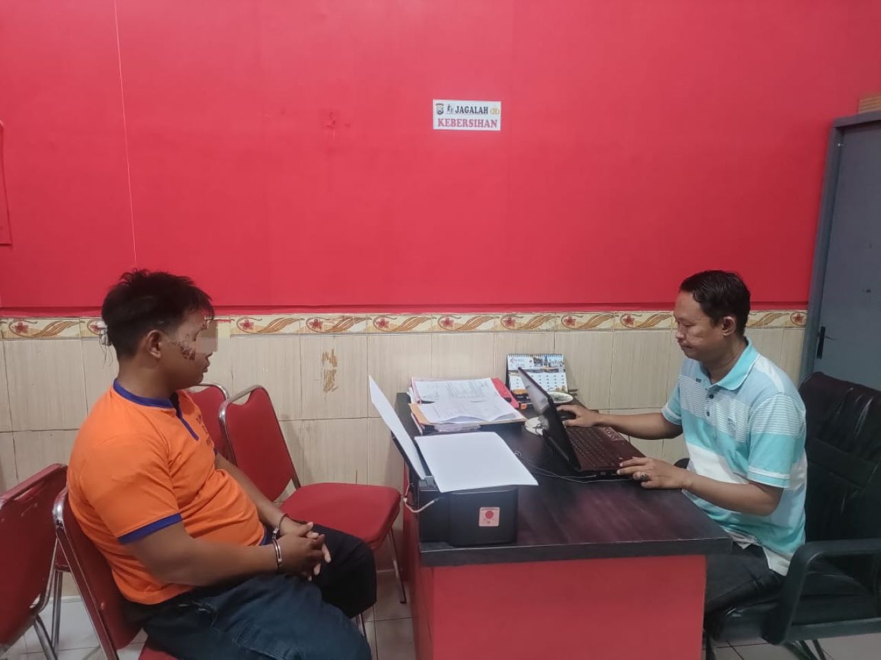 Polisi tangkap tersangka beserta barang buktinya