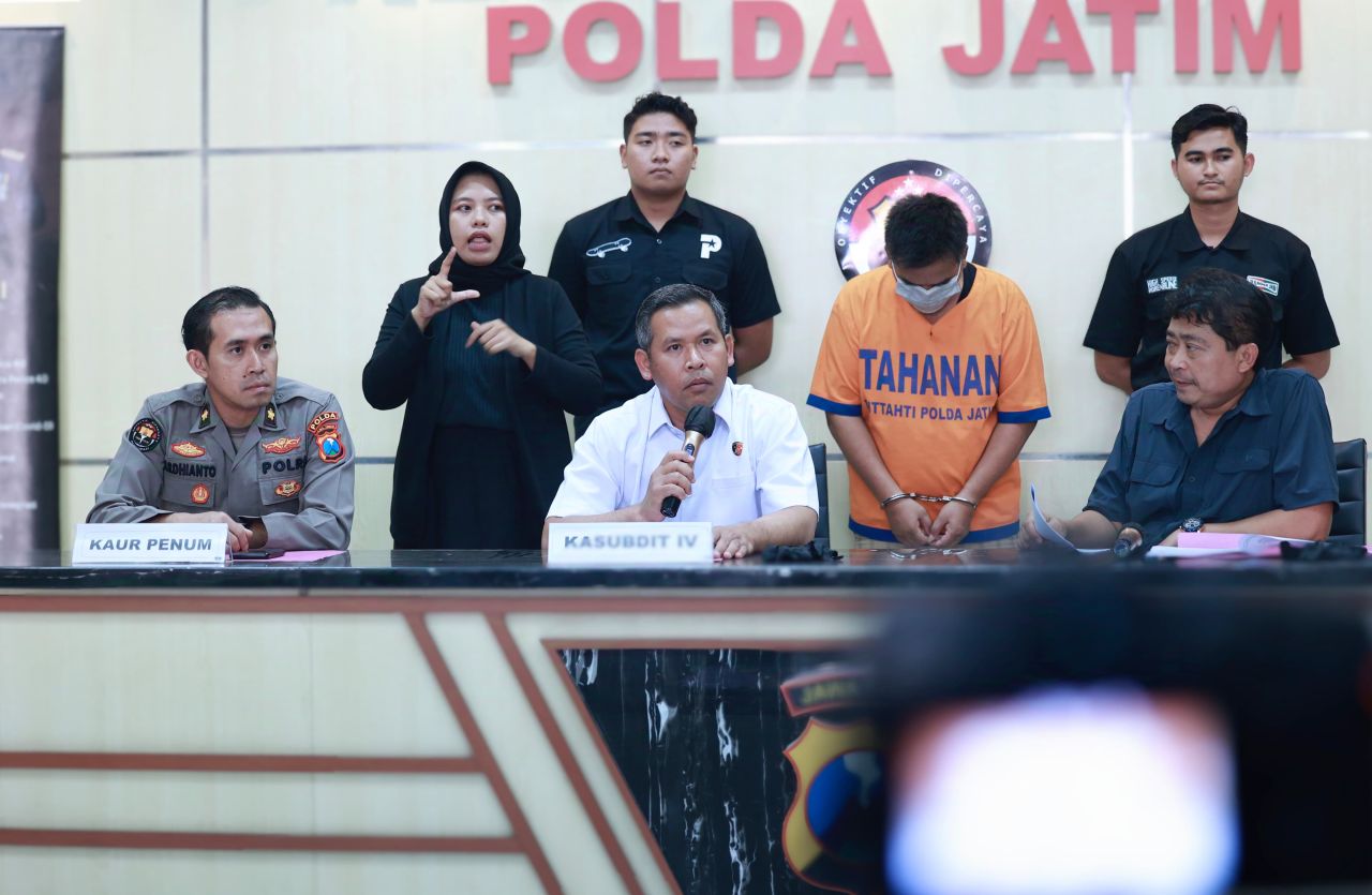 Direskrimum Polda Jatim Tetapkan Tersangka Kasus Kekerasan dan Pencabulan Anak Kandung