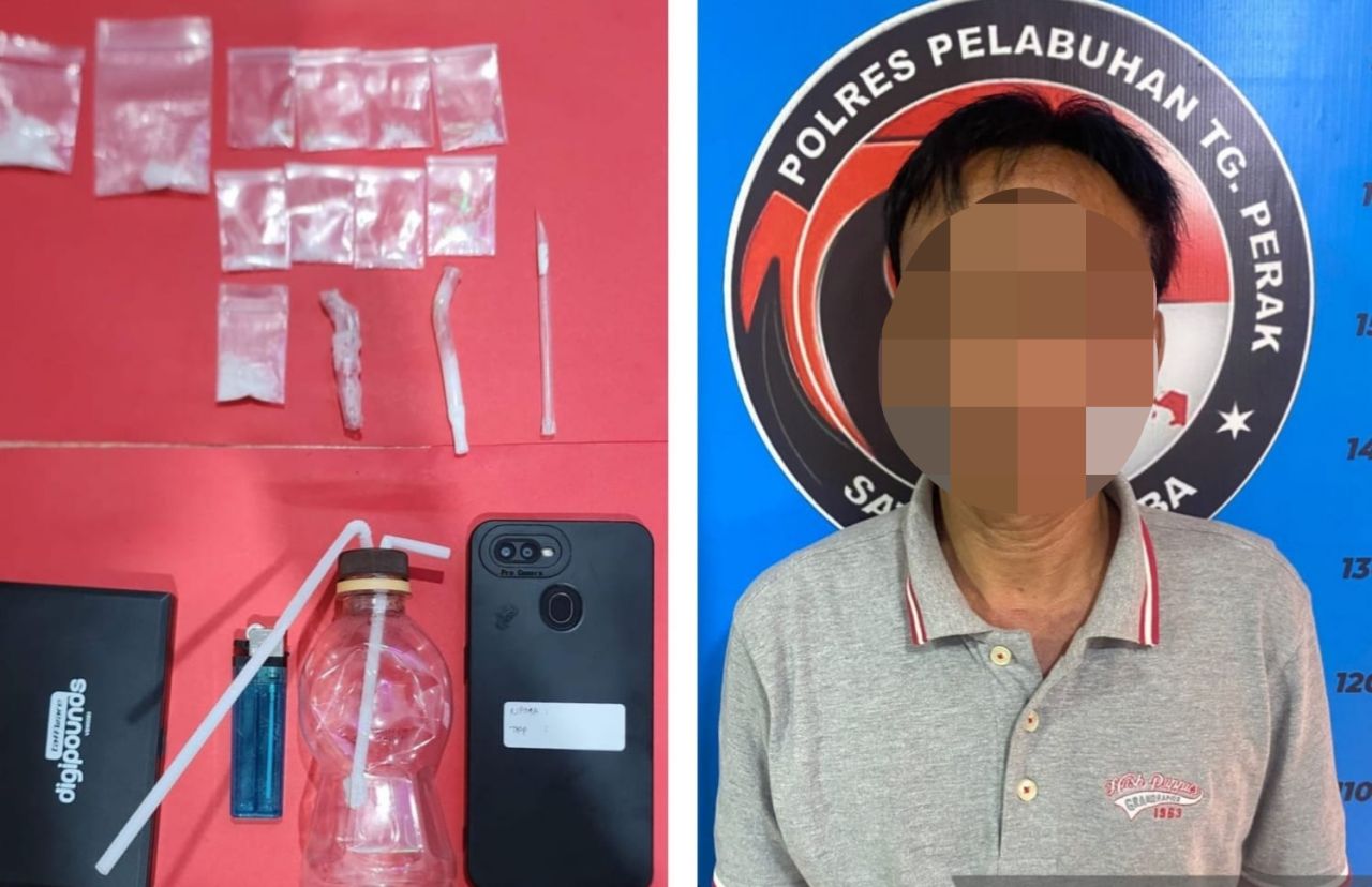 Polisi tangkap tersangka kasus Narkoba beserta barang buktinya