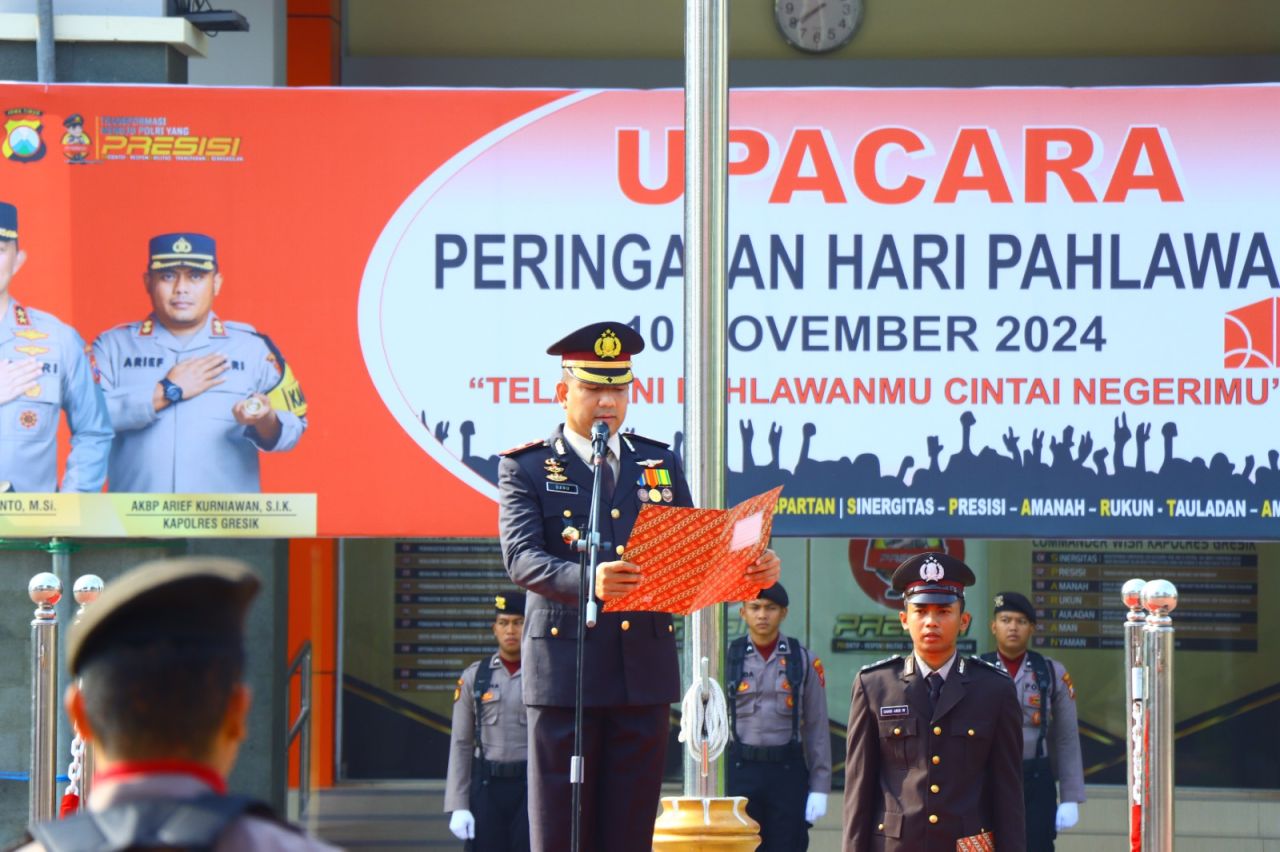 Wakapolres Gresik Kompol Danu Anindhita Kuncoro Putro