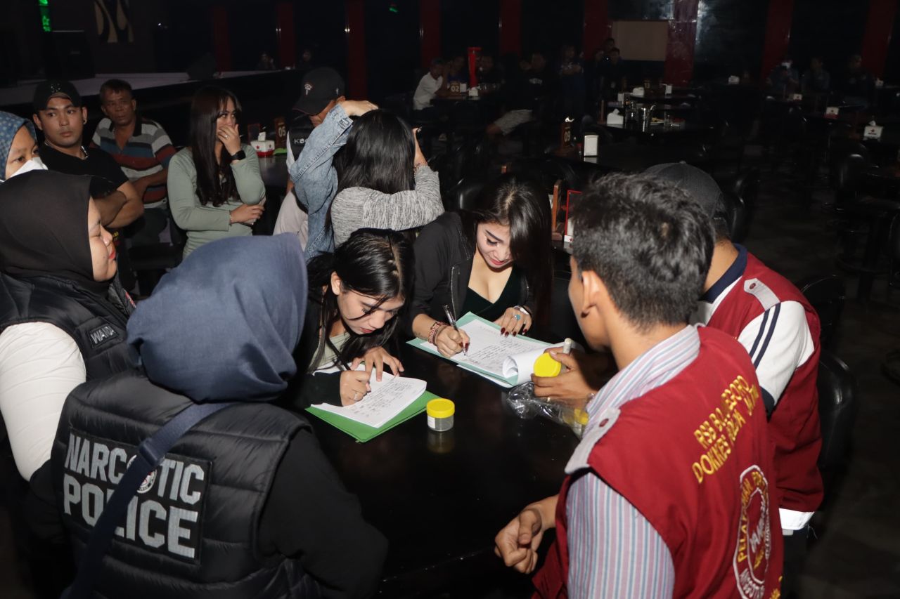 Polres Tuban Cegah Peredaran Narkoba, Gelar Razia Gabungan Tempat Hiburan Malam