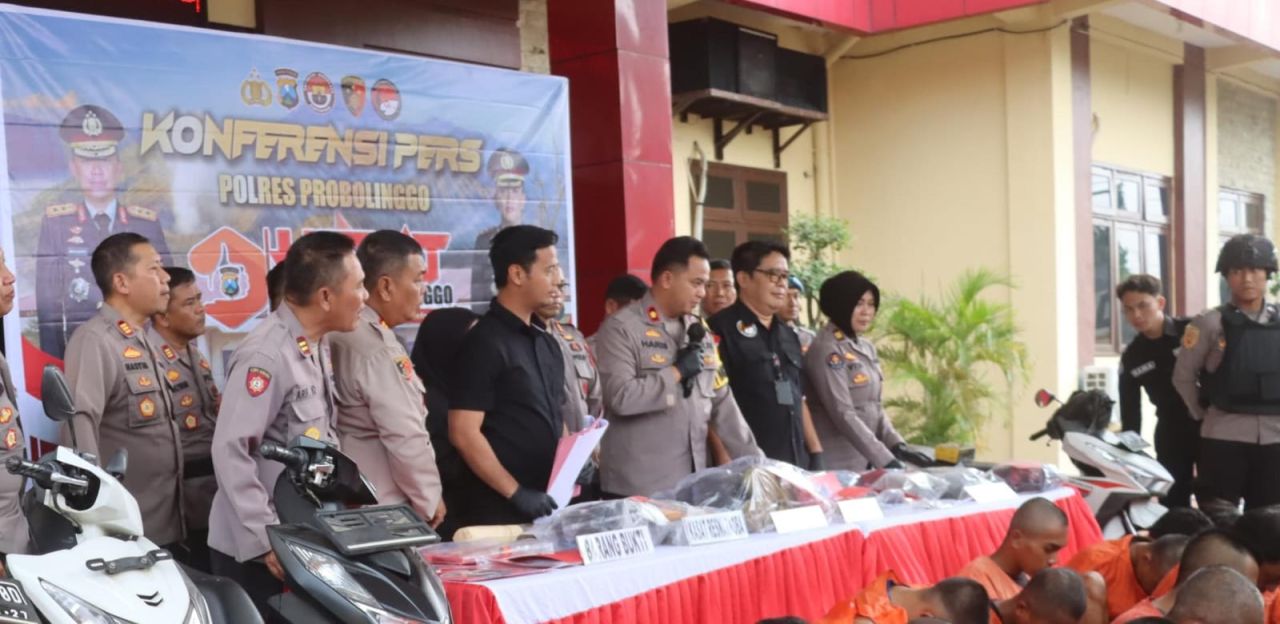 Polres Probolinggo Ungkap Peredaran Sabu dan Okerbaya, Tangkap Lima Pengedar Narkoba