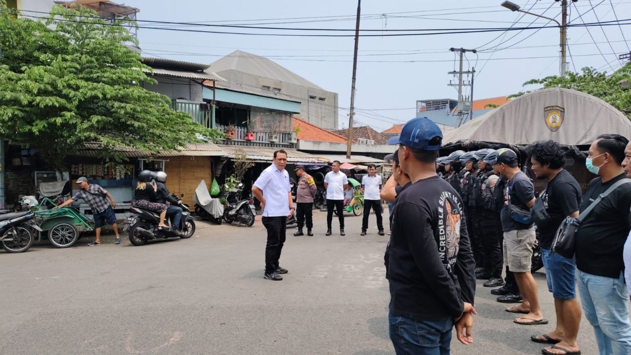 Kasatreskoba AKP M. Khusen saat berikan pembekalan ke anggota