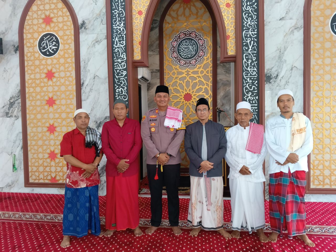 Kapolsek Menganti Safari Jum'at, Beri Motivasi dan Pesan Kamtibmas