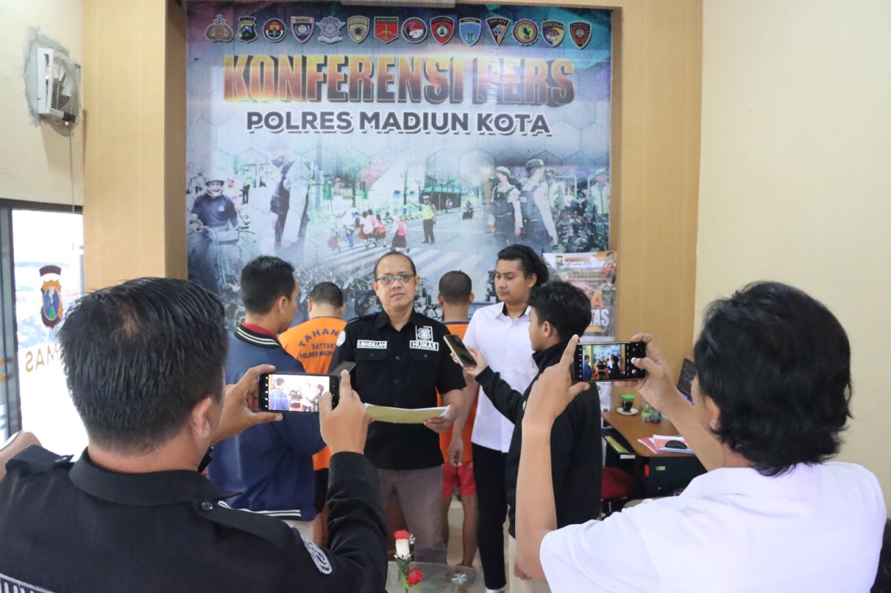 Satresnarkoba Polres Madiun Kota Ungkap Tiga Kasus Narkotika