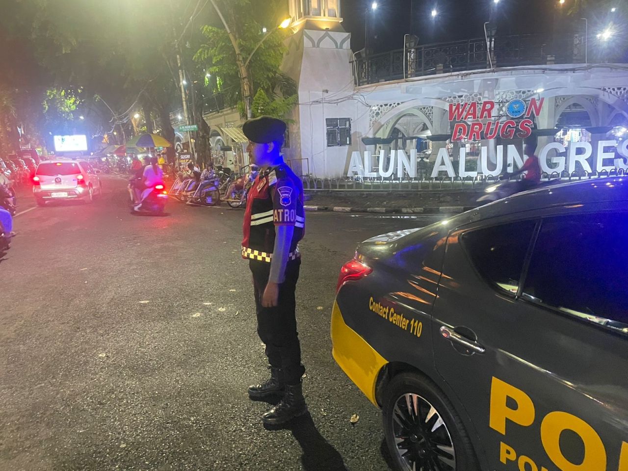 Polres Gresik Patroli Kamtibmas