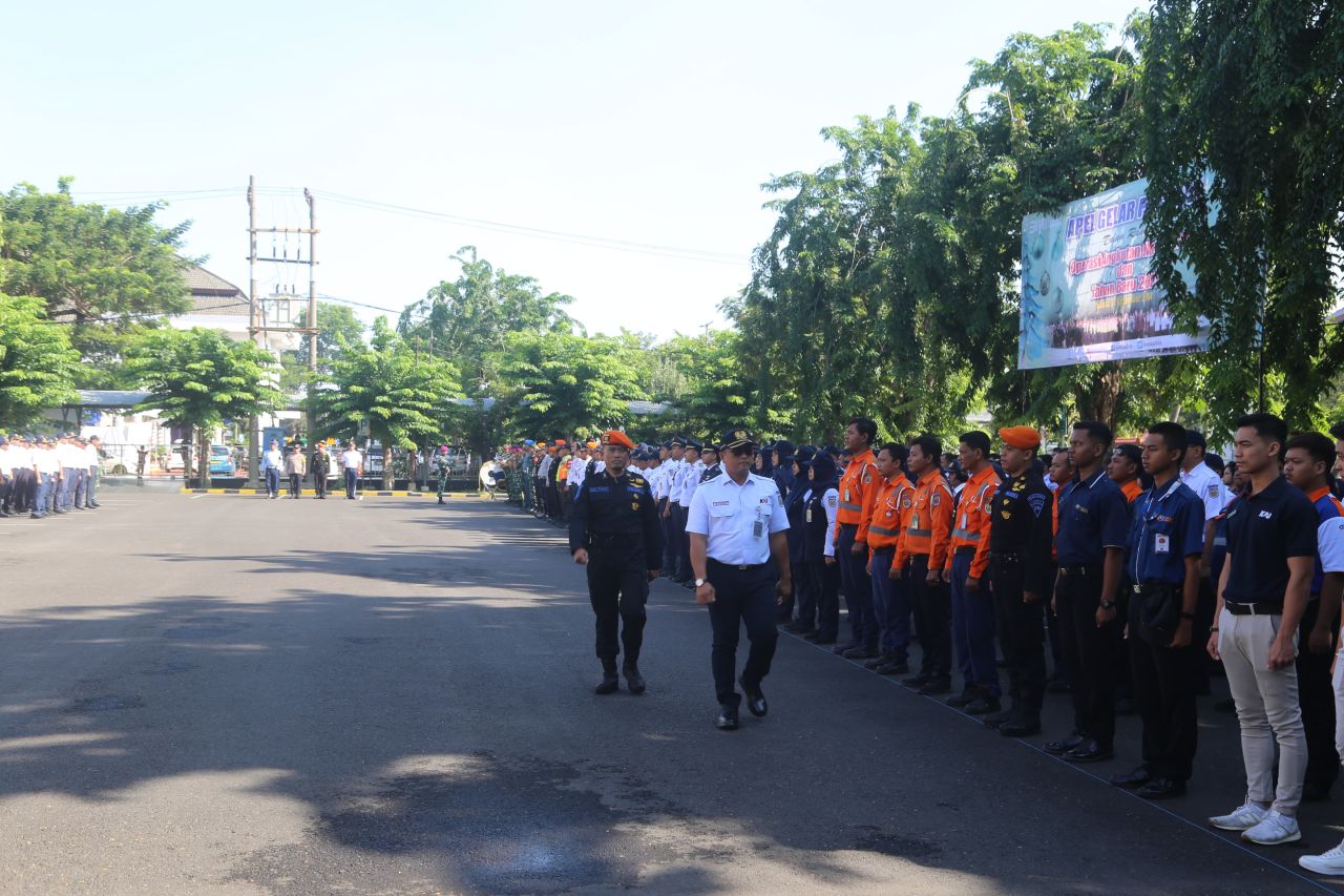 PT KAI Daop 8 Surabaya gelar apel angkutan Nataru