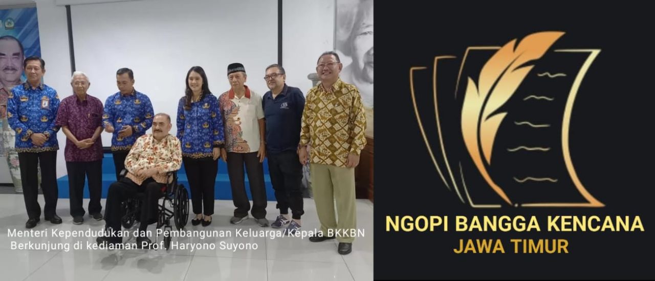 Ngopi Bangga Kencana Dukung BKKBN Jatim, Haryono Suyono Jadi Penasehat