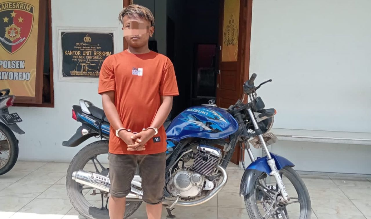 Polisi tangkap tersangka curanmor beserta barang buktinya
