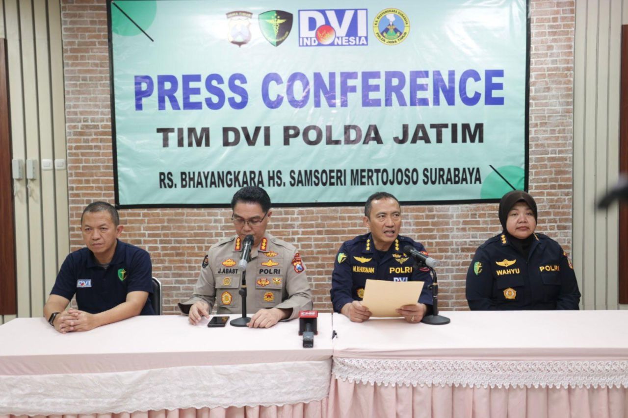 50 Jenazah Santri Al-Khoziny Sidoarjo Berhasil Di Indentifikasi Tim DVI Polda Jatim