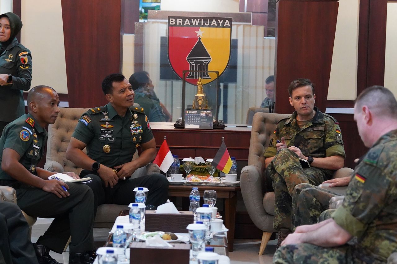 Kasdam V/Brawijaya Terima Delegasi Jerman Bahas Penguatan Kerja Sama Militer Strategis 2025